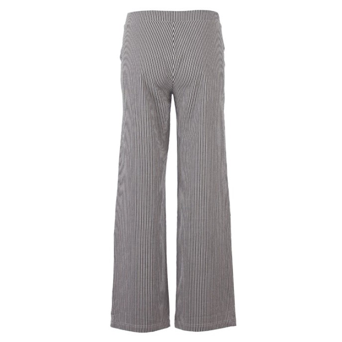 Enjoy Broek strepen wijde pijp Indigo ecru